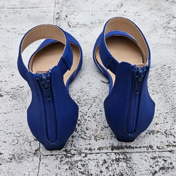 DREAM PAIRS Womens Sandal Low Wedge Ankle Strap Flats Shoes Size 8 - Picture 6 of 11